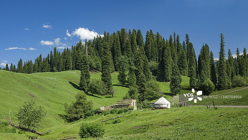 那拉提风光图片素材