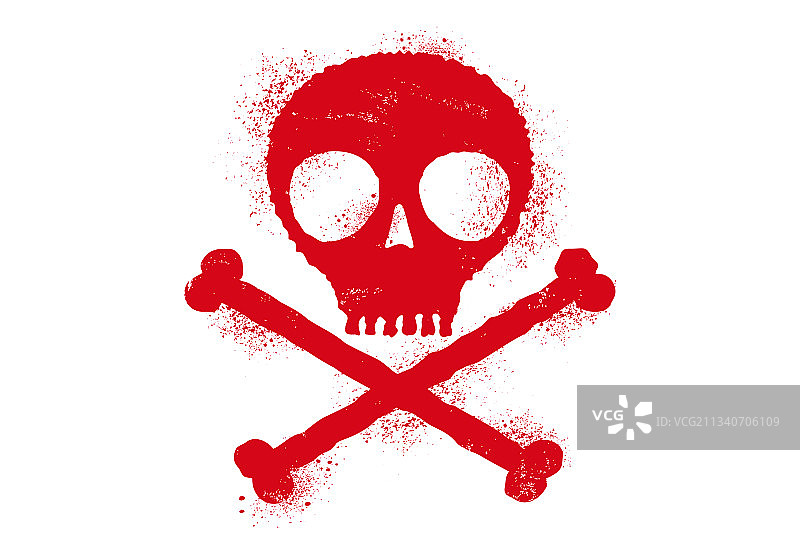 带血滴的骷髅图标图片素材