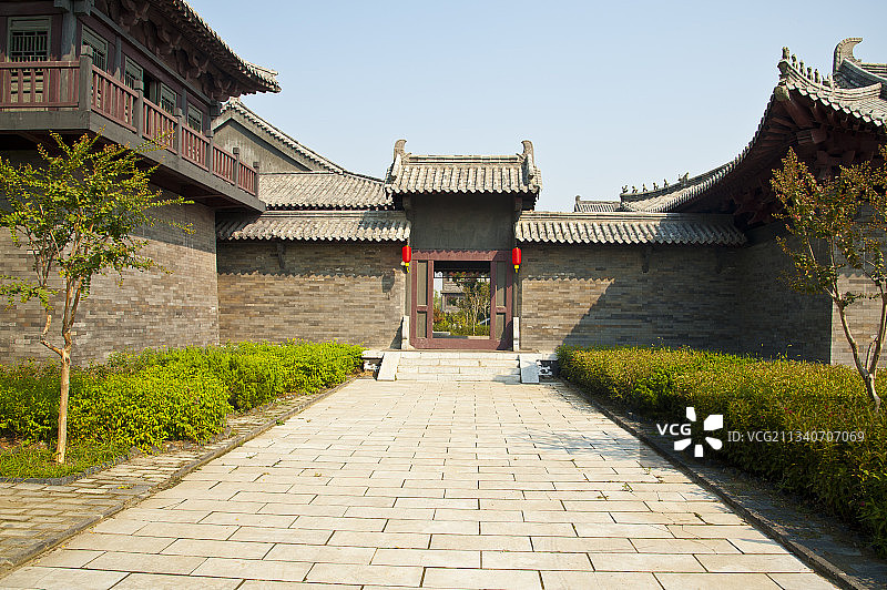 2011-09-25中国，山东省，泰安市，东平县，水浒影视城图片素材