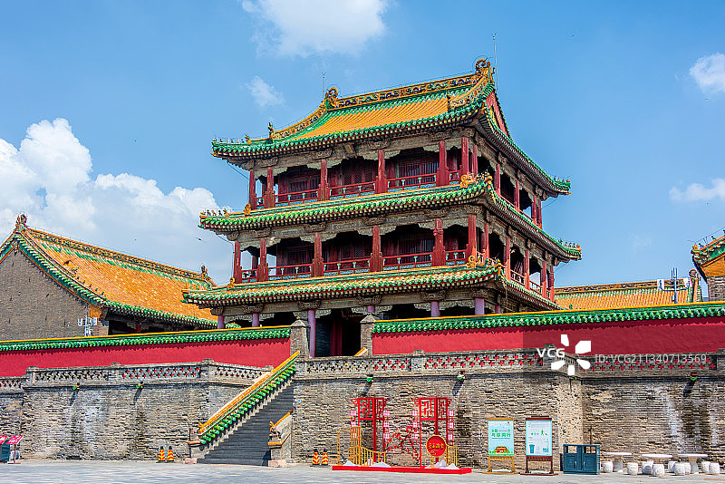 中国辽宁沈阳故宫凤凰楼图片素材