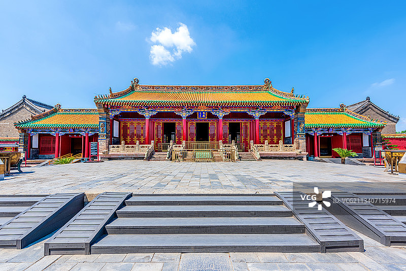 中国辽宁沈阳故宫崇政殿图片素材