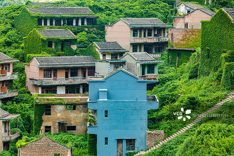 浙江省舟山市嵊泗县嵊山岛后湾村图片素材