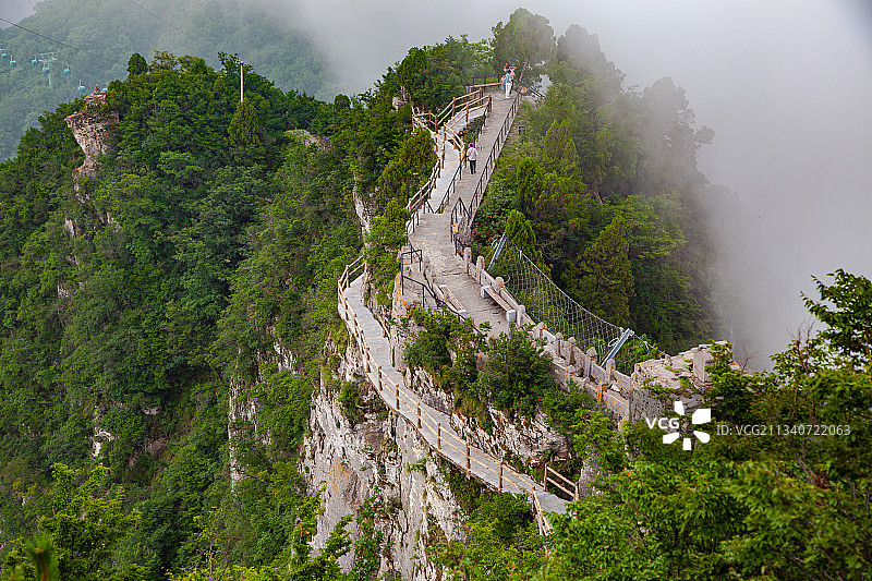 河南省新乡市辉县八里沟回龙天界山老爷顶图片素材