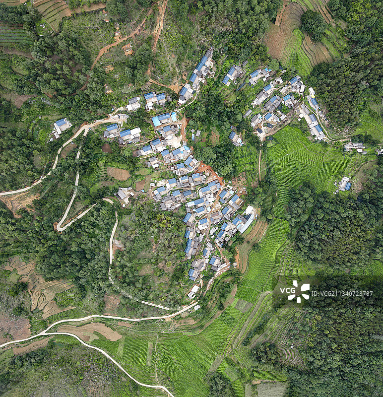 生态古村落图片素材