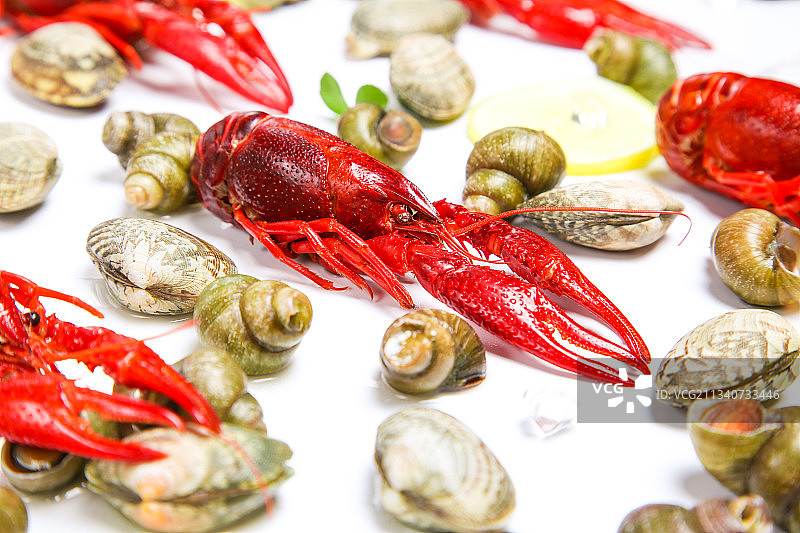 小龙虾背景纹理图片素材