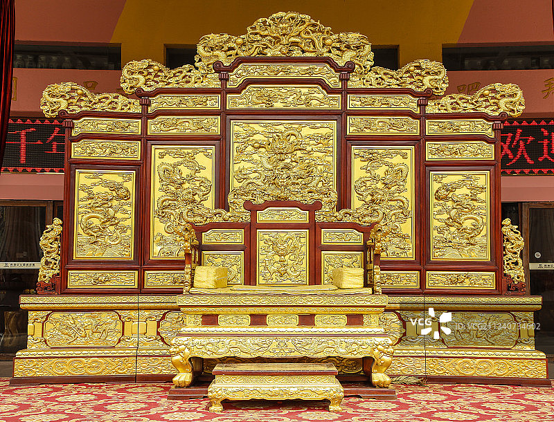 一张龙椅图片素材