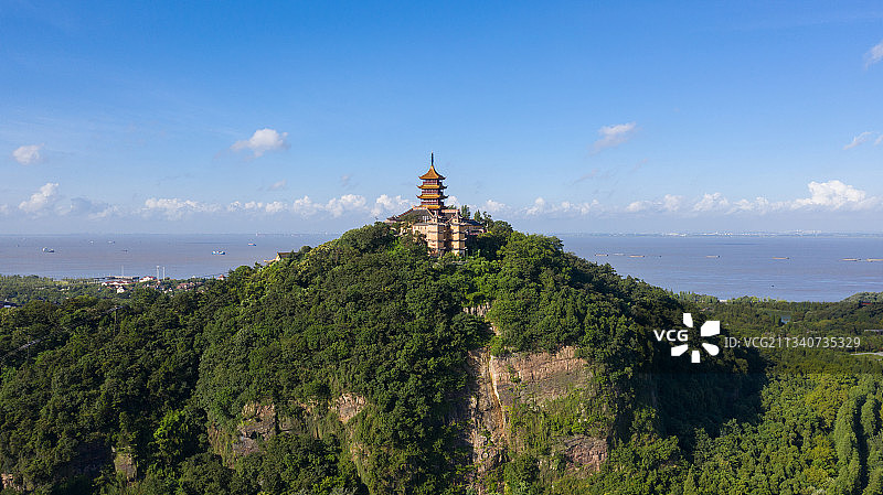 江苏南通狼山风光图片素材