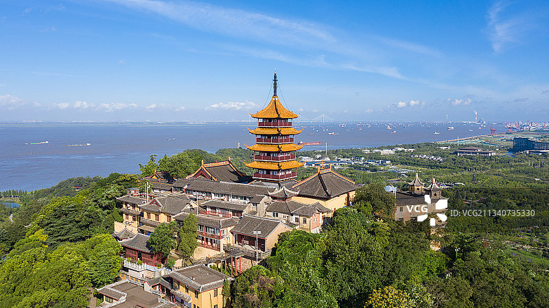 江苏南通狼山风光图片素材