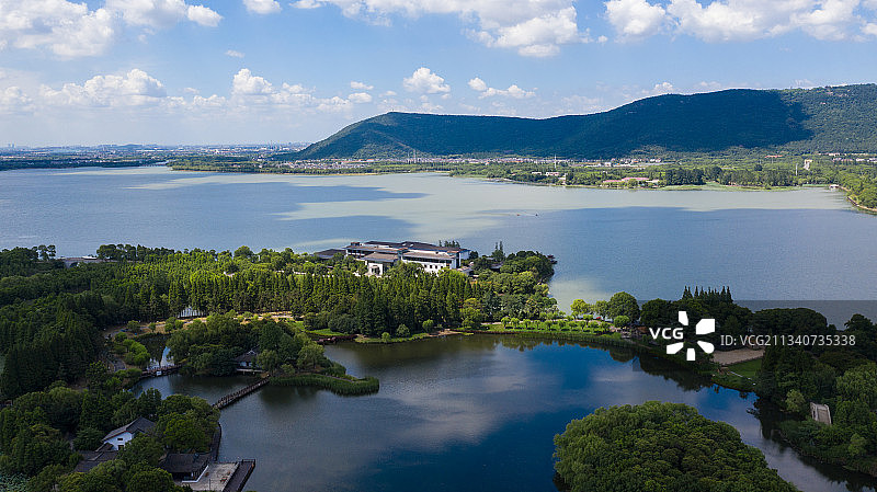 江苏常熟尚湖风光图片素材