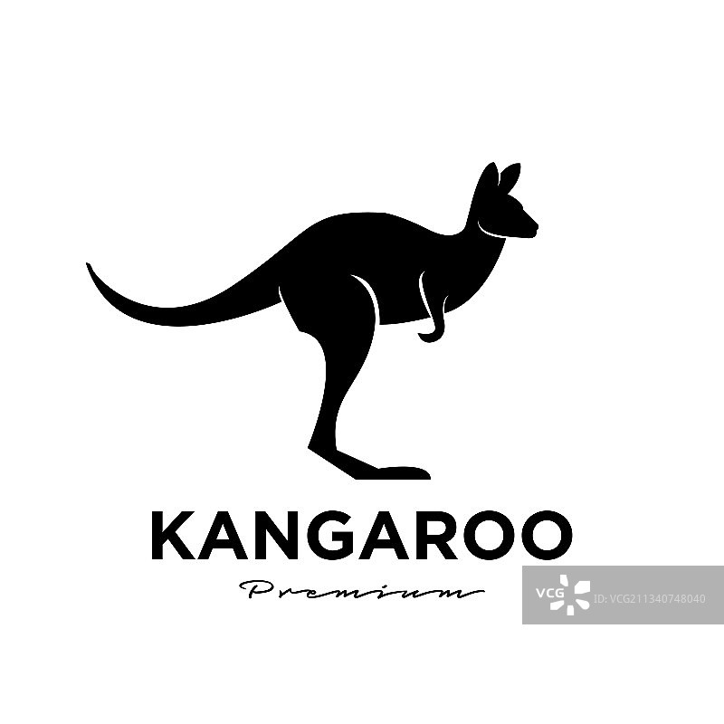 小袋鼠标志图片素材