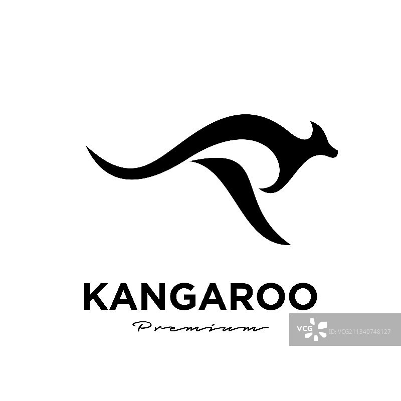 小袋鼠标志图片素材