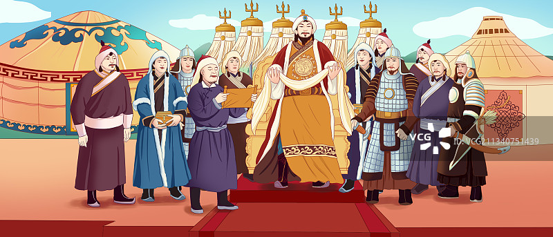 成吉思汗图片素材