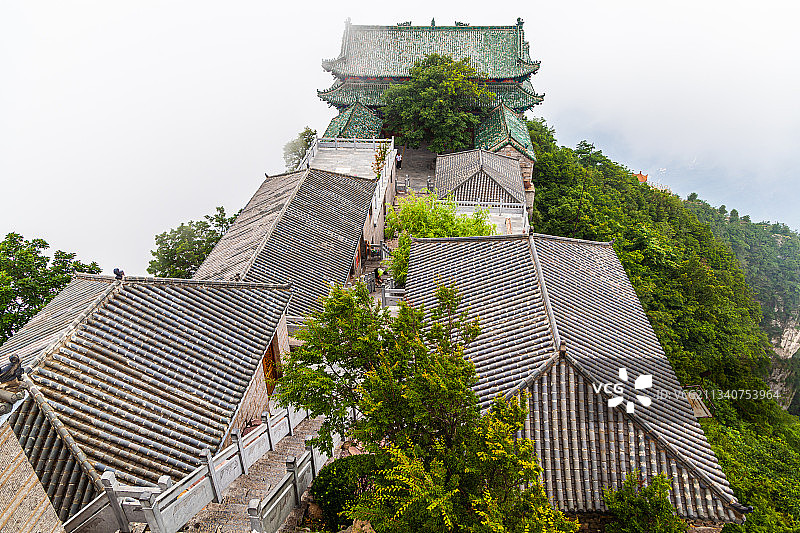 河南新乡辉县八里沟景区回龙天界山老爷顶图片素材