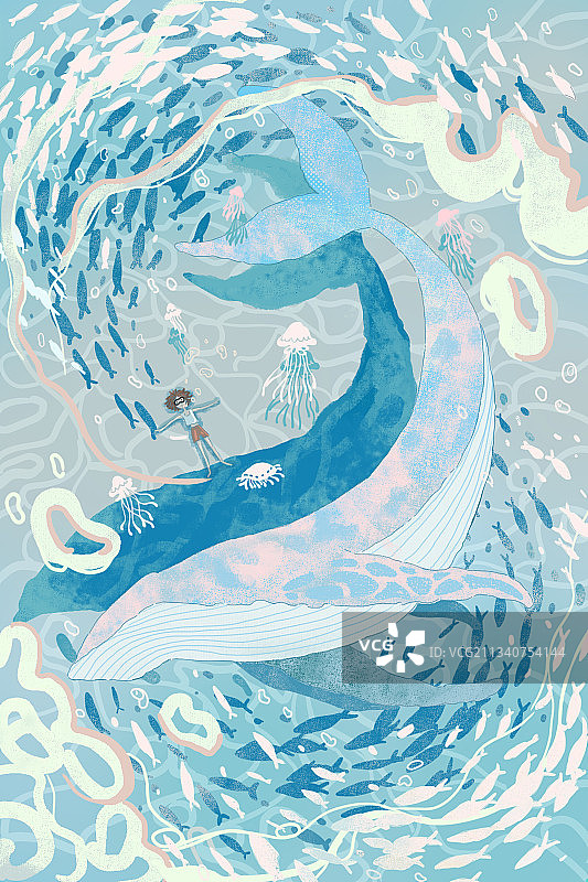 蓝色幻想图片素材