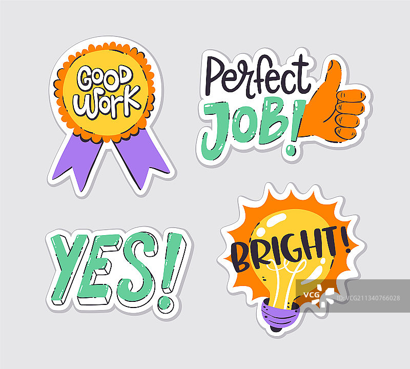 奖励贴纸图片素材