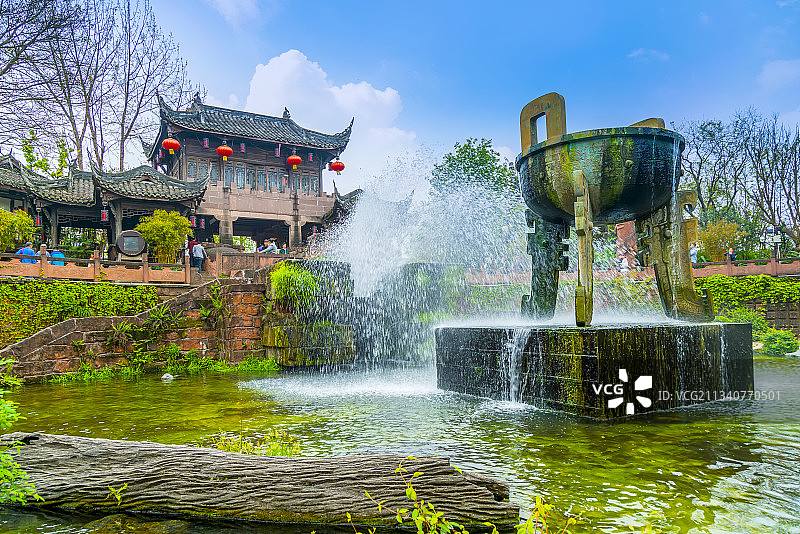 四川成都黄龙溪古镇街景图片素材