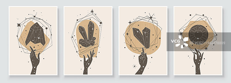 水晶宝石抽象当代艺术图片素材