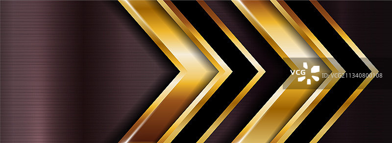 金属古铜色和金色线条笔刷元素图片素材