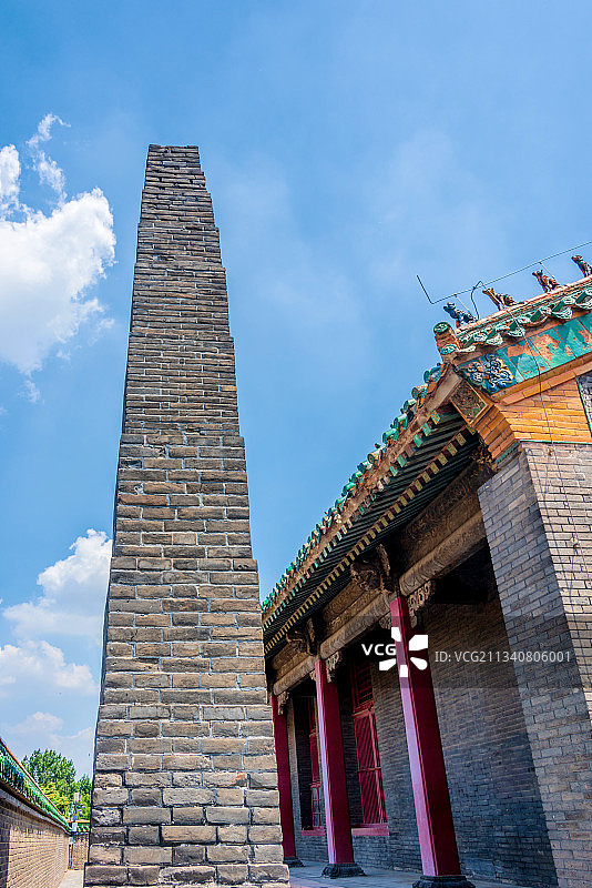 中国辽宁沈阳故宫的烟囱图片素材