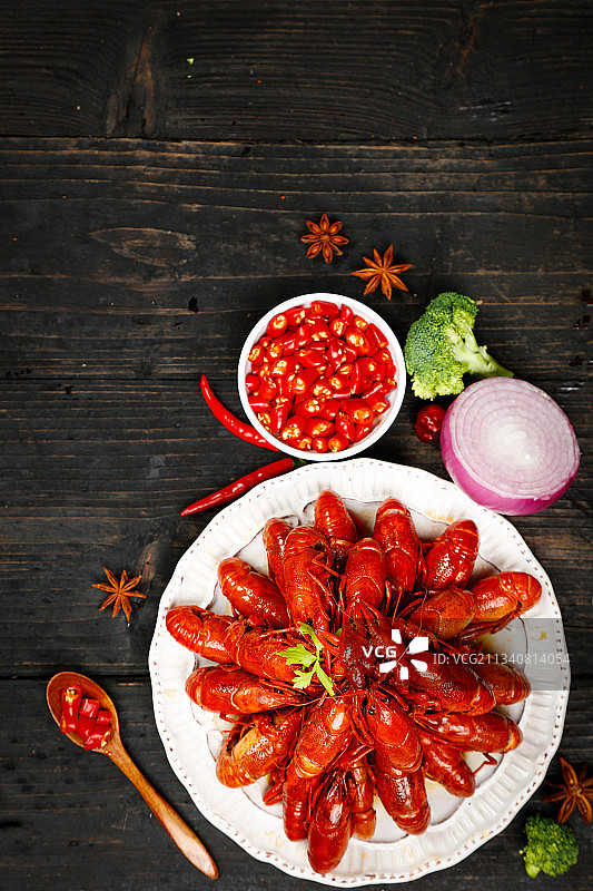 龙虾背景纹理图片素材