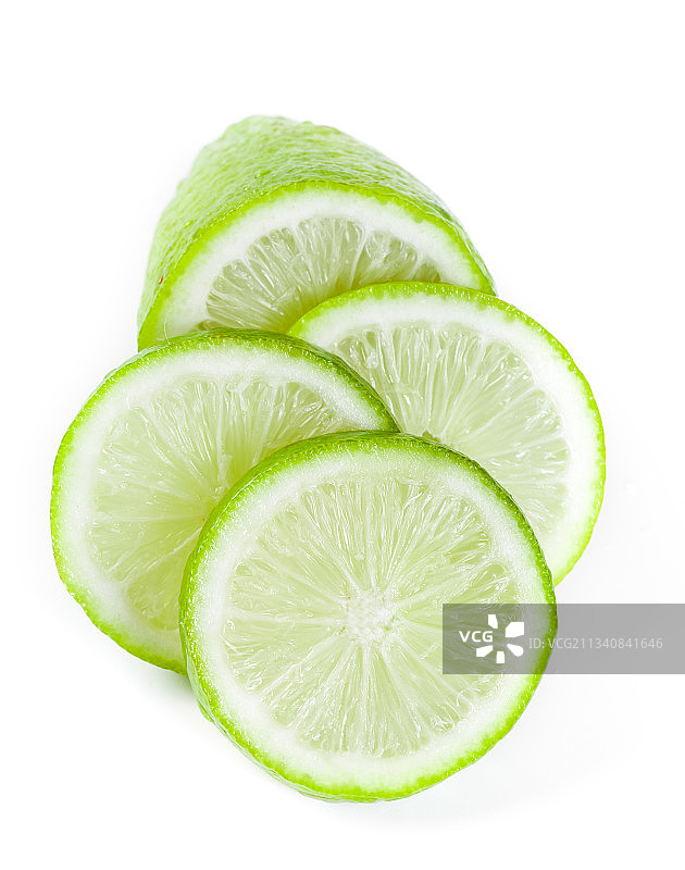 白底上的海南香水柠檬图片素材