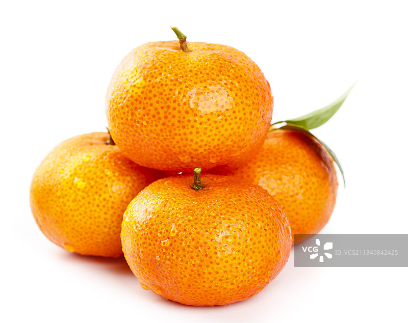 白底上的砂糖橘图片素材