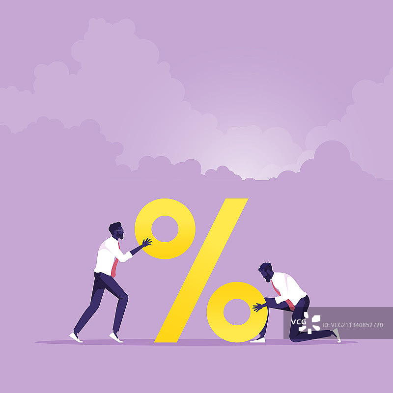 商业金融概念：商业团队建设图片素材