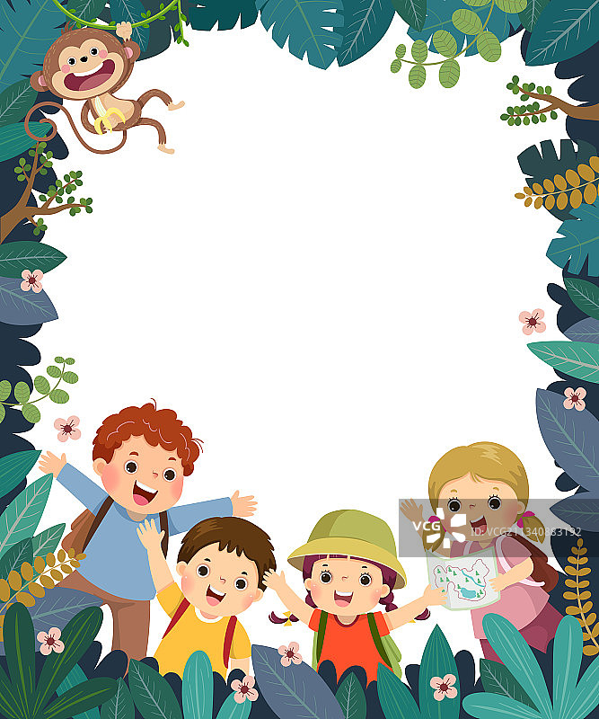 儿童夏令营海报图片素材