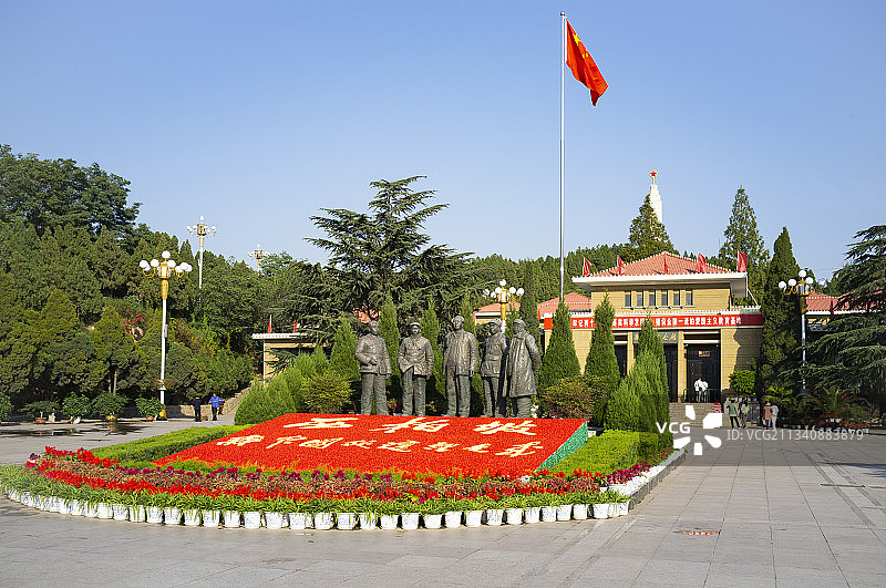 河北省石家庄市平山县西柏坡革命旧址图片素材