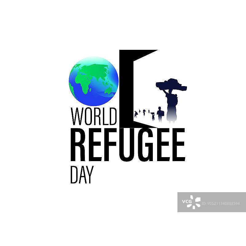世界难民日 - 6月20日图片素材