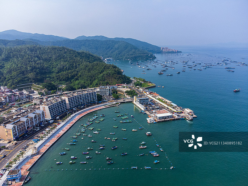 深圳大鹏南澳码头图片素材
