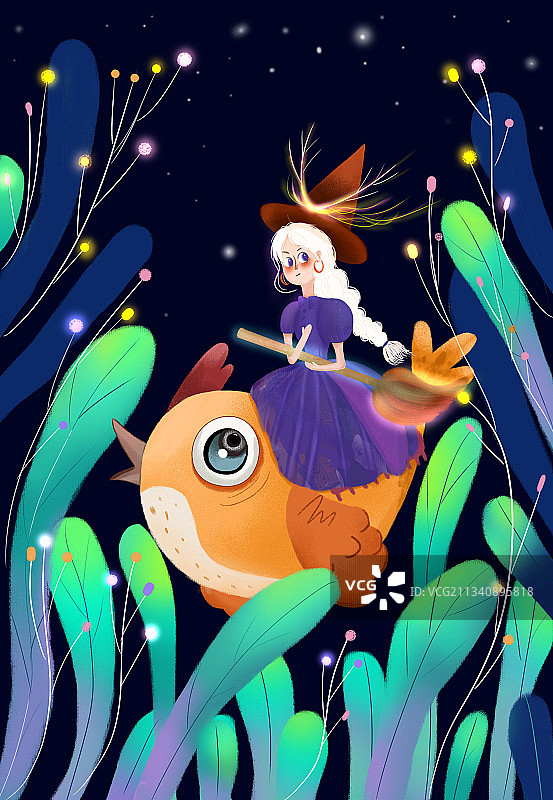 精灵的邂逅图片素材