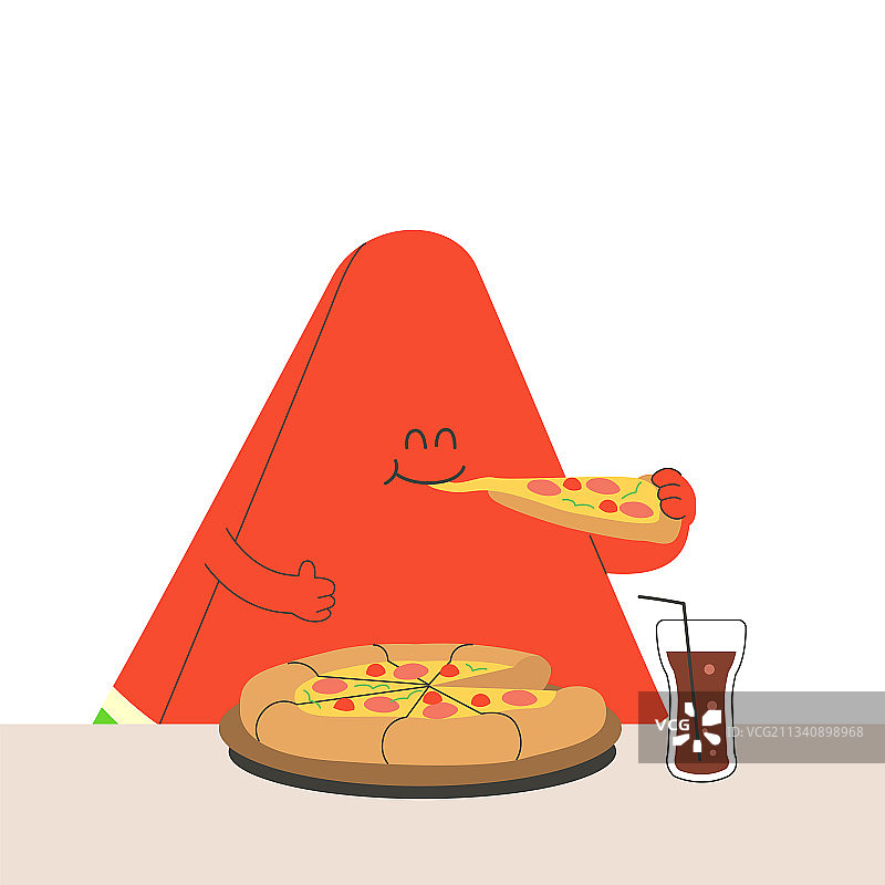 享受夏日的西瓜水果表情符号图片素材