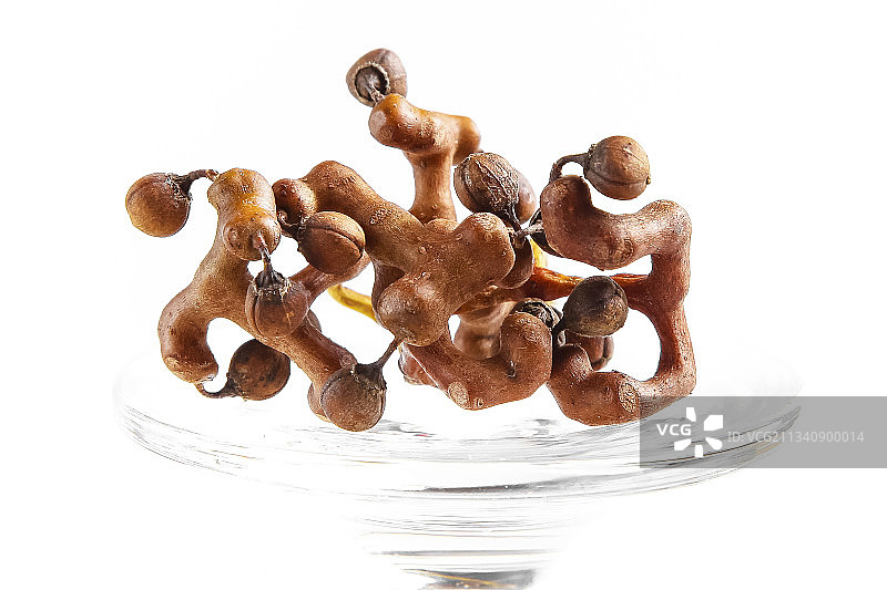 白底上放着拐枣果图片素材