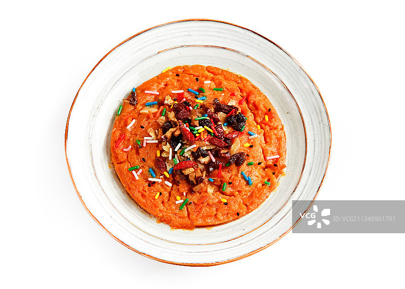 碗里装着红薯泥图片素材