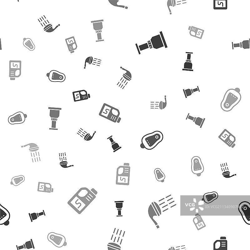 淋浴厕所便池管道接头套装图片素材