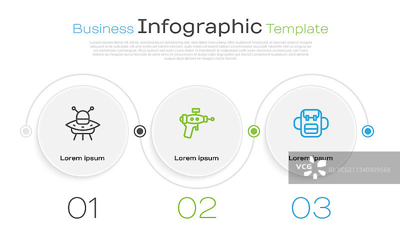 UFO飞船射线枪学校线条设计图片素材