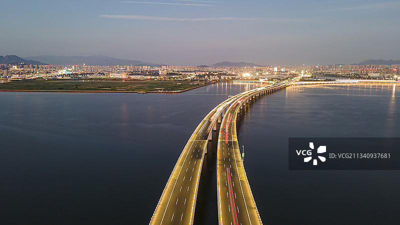 胶州湾大桥图片素材