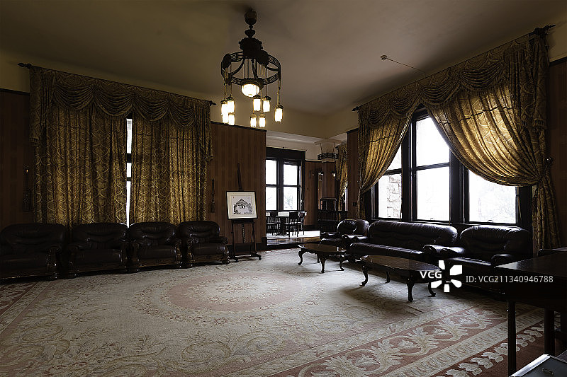 青岛总督府旧址内部图片素材