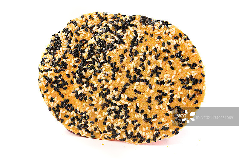 白底上的香酥脆煎饼图片素材