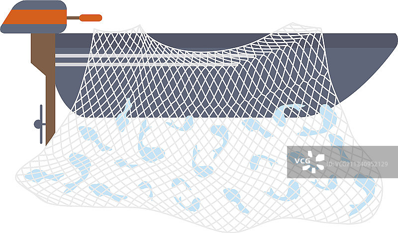 舷外机渔船图片素材