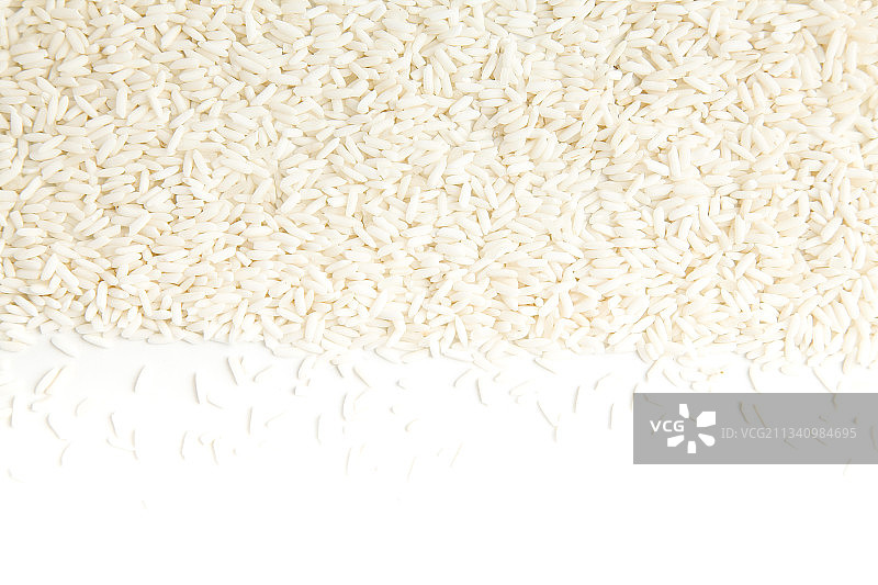 长糯米放在白底上图片素材