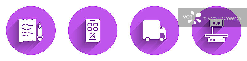 购物清单和铅笔折扣百分比图片素材