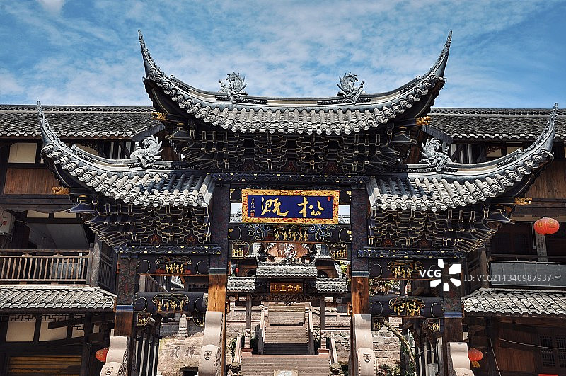 重庆永川松溉古镇图片素材