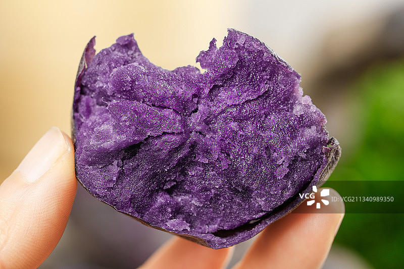 手里拿着新鲜土豆图片素材