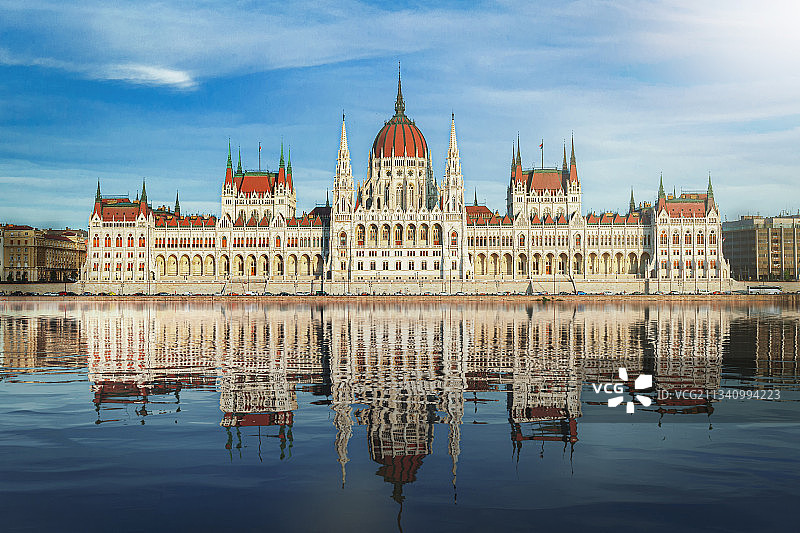 欧洲最美建筑布达佩斯国会大厦图片素材