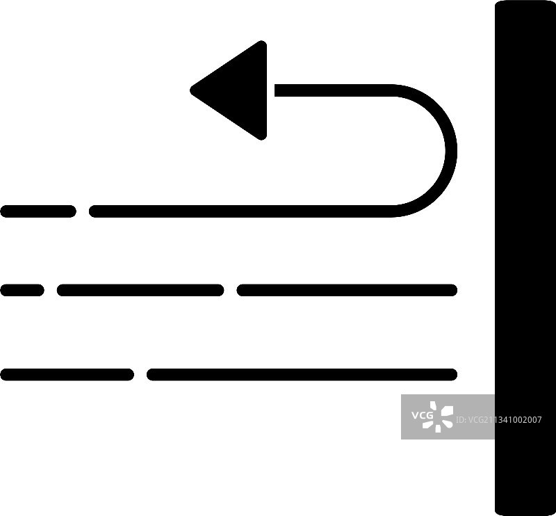 黑色字形防风面料图标图片素材