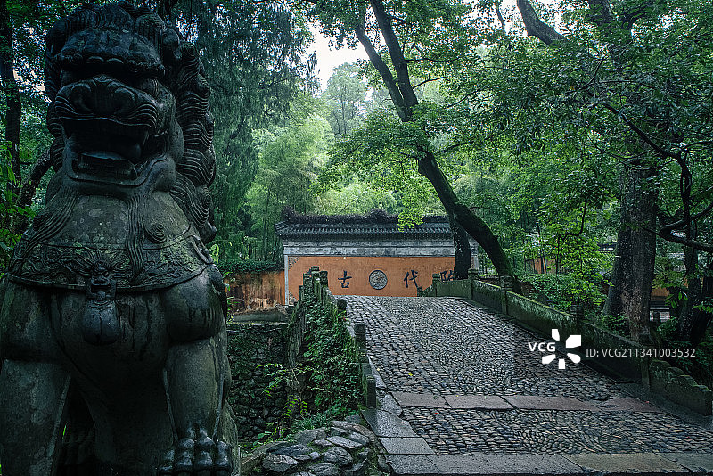 天台国清寺图片素材