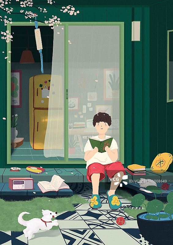 一人居丨处暑图片素材