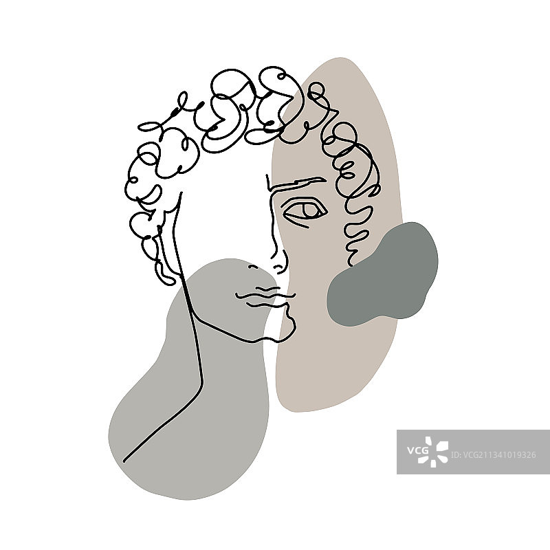 线条艺术总监大卫·米开朗基罗 1图片素材